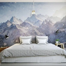 Beibehang 3d обои Majestic Kunlun горы HD фото обои покрытые фрески свитки для гостиной спальни обои