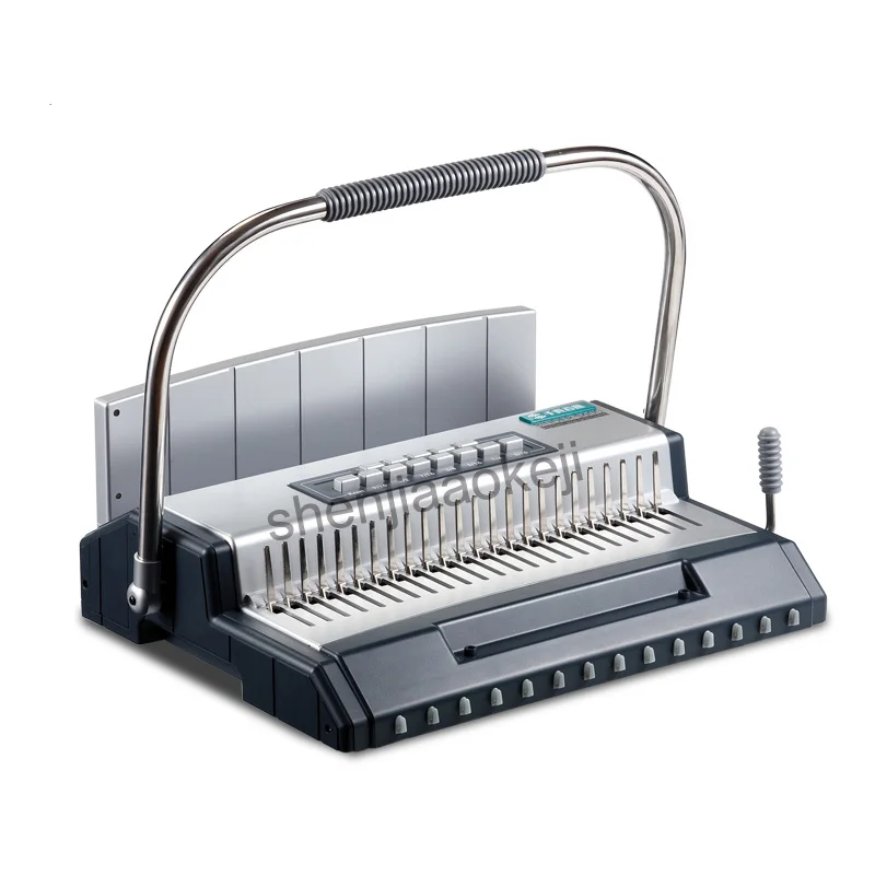 bookbinding Machine Manual binding machine S600 Multifunction Binding Machine full metal shell comb type binding machine