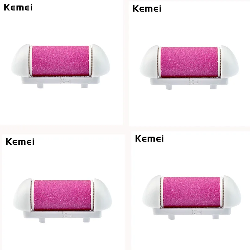 

4pcs/lot Electric Foot File Replacement Roller Head For Kemei Electric Pedicure Smooth Dead Skin Removal Callus Foot Care Tool37