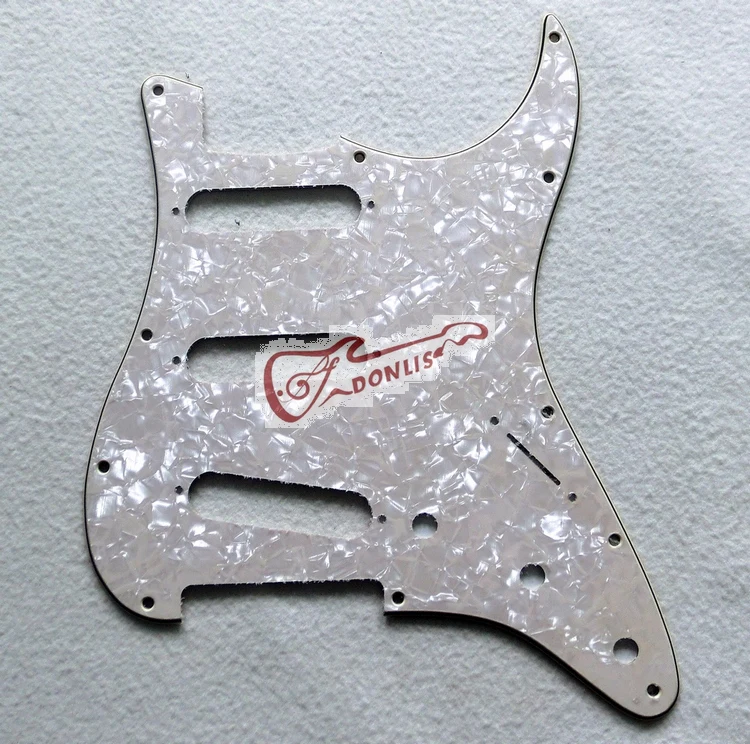 

SSS front cover creamy yellow pearl electric guitar shield
