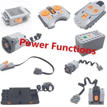 

Technic Motor Power Functions Light Switch Servo Motors Speed Remote Control Receiver Polarity Set Battery Box 8883 8879