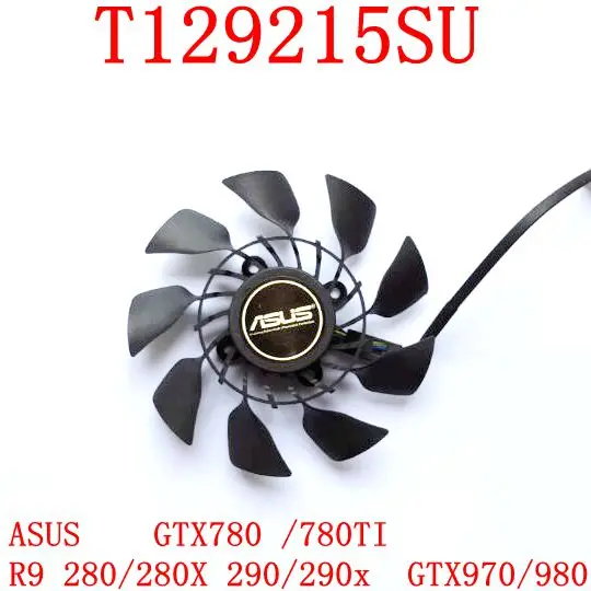 Оригинальный вентилятор охлаждения EVERFLOW T129215SU 12 в 280 а 28x28x28x28 мм для ASUS GTX780/780TI R9