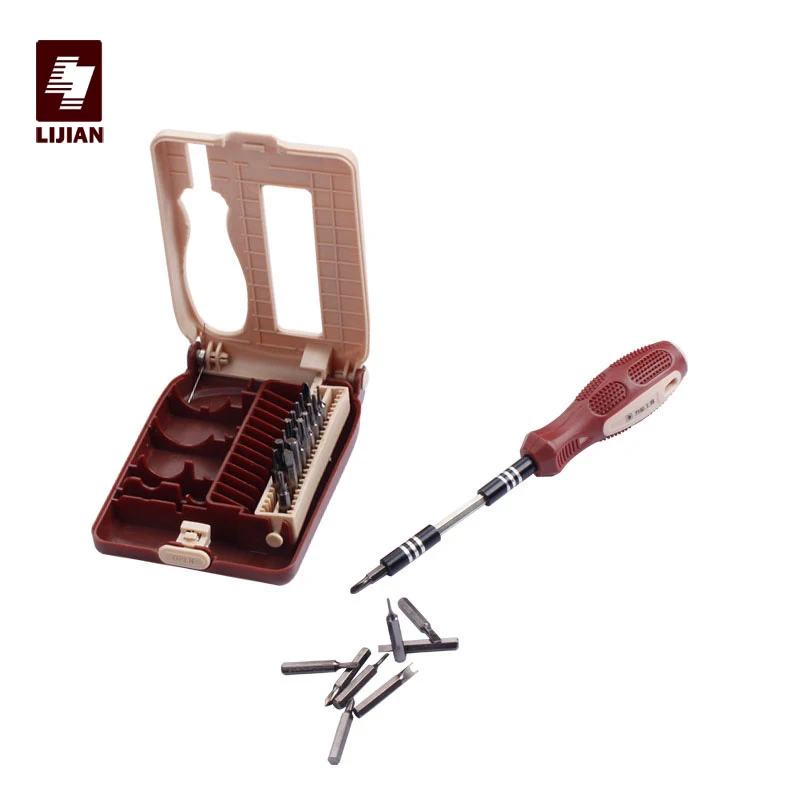 

LIJIAN 30 In 1 Precision Multi-function Electron Torx Phillips Screwdriver Tool Bit Set Household Laptop Computer Mobile Repair