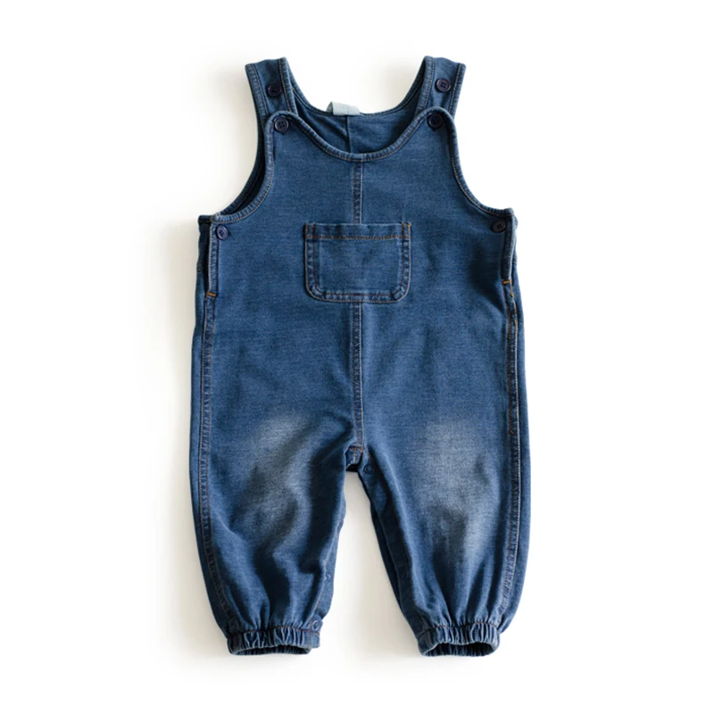 Pocket baby dungaree Denim jumpsuit Baby Romper Solid Infant Clothes Newborn Jumpsuit Boy Girls Costume Cowboy Jeans Children Pocket baby dungaree Denim jumpsuit Baby Romper Solid Infant Clothes Newborn Jumpsuit Boy Girls Costume Cowboy Jeans Children