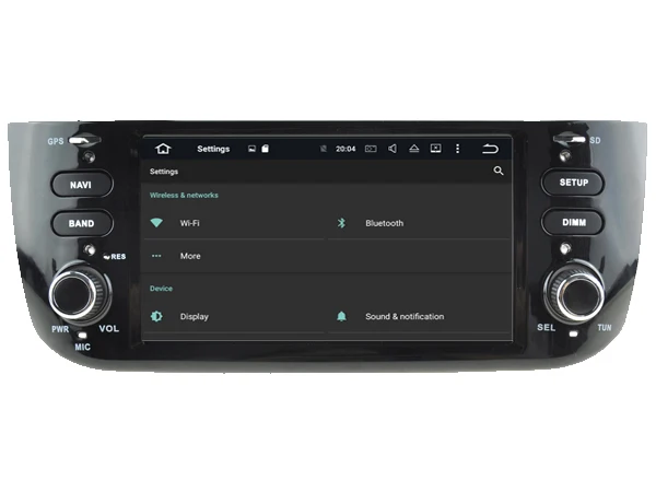 Sale Ips screen Android 8.0 Car Dvd Navi Player FOR DECKLESS FIAT PUNTO/LINEA 2010-2016 gps auto stereo audio multimedia 4