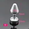 Acre and Aluminium Alloy Electro Shock Used Anal PlugSex Toys for Adult Game Smooth Butt Plug Butt Stimulation for BDSM ► Photo 3/6