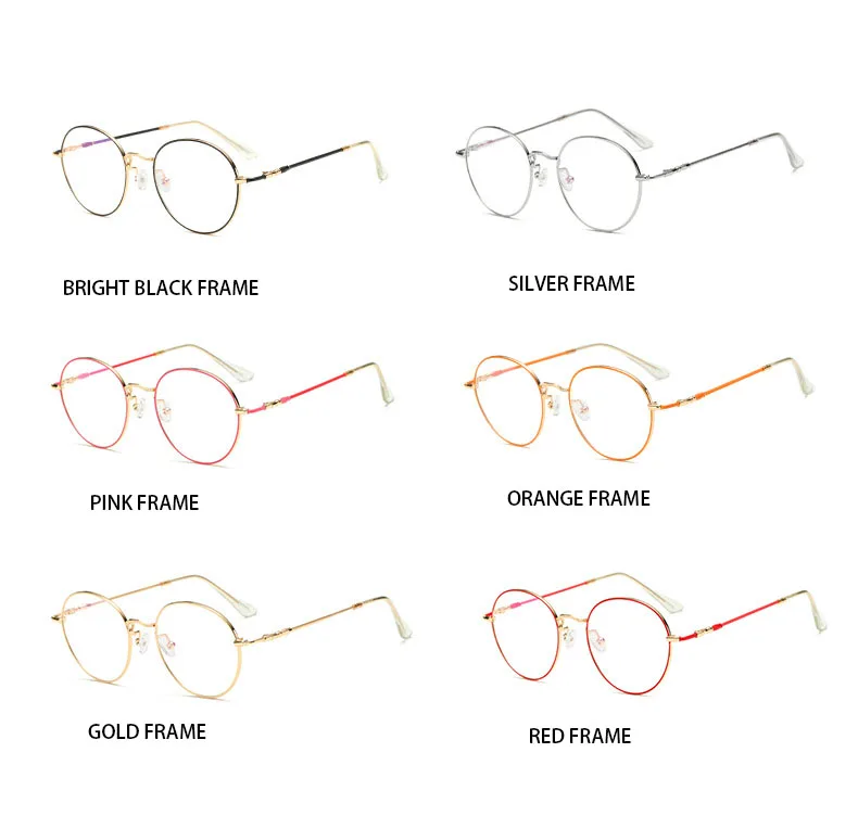 Круглые прозрачные очки для женщин, бренд Nerd, оправа для очков, мужские очки по рецепту, декоративные очки, золотые прозрачные линзы Oculos