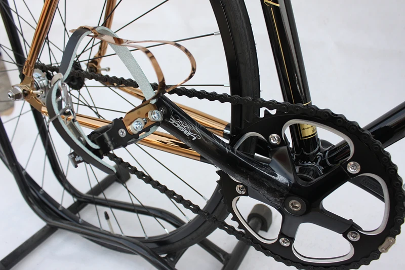 Top Fixie bike Track Single Bike Vintage bicycle Columbus Chrome-molybdenuml vintage bike frame  49cm 52cm 54cm 56cm 58 cm 5