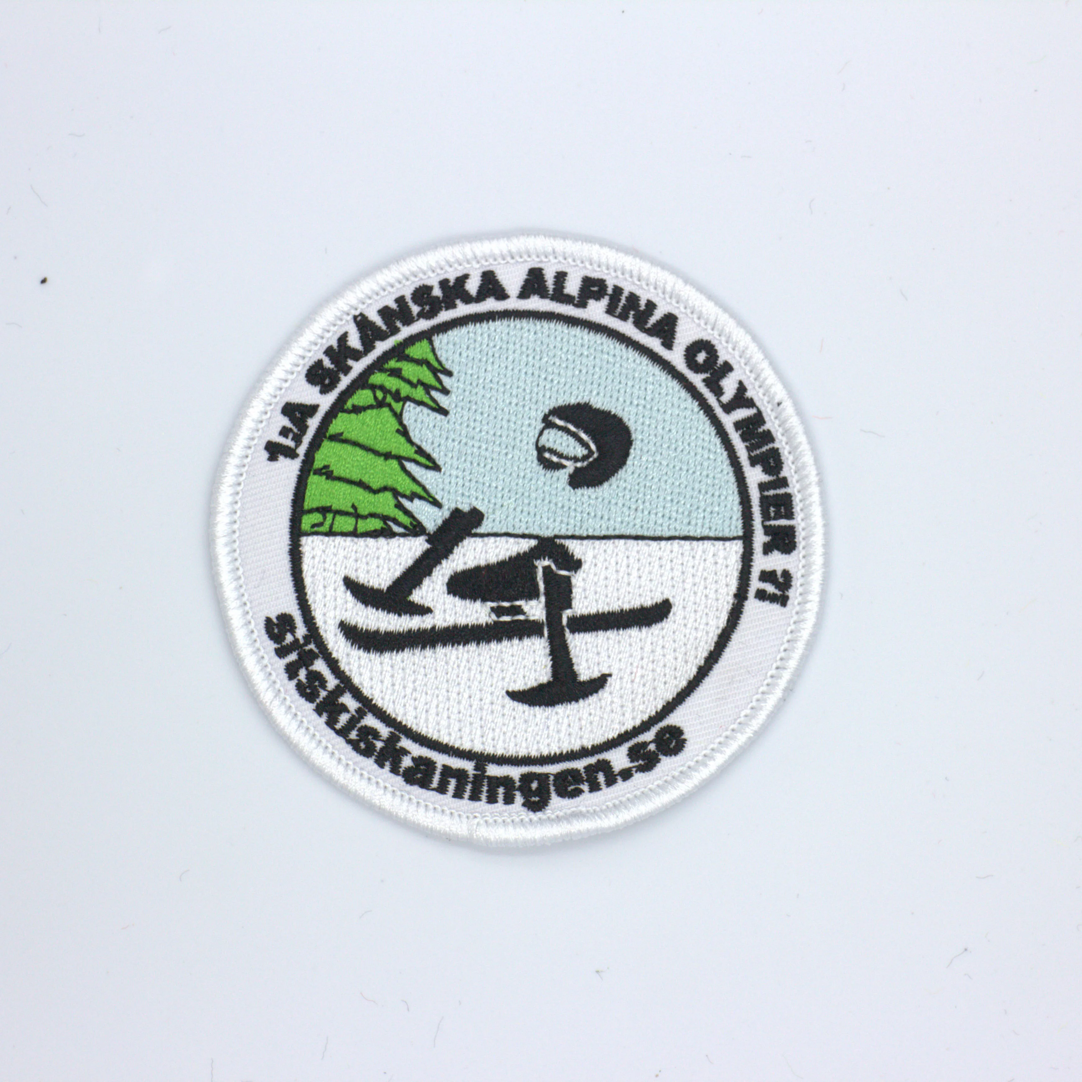 

Custom embroidery patch badge factory direct applique for clothing velcro iron on/sew on 01