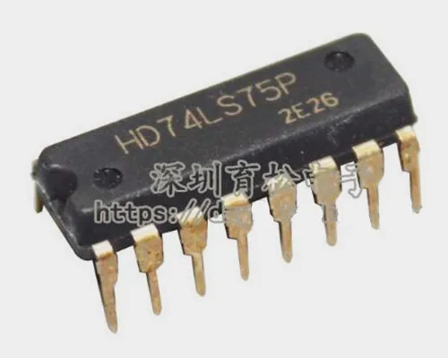 

Free Shipping!!! 74LS75 SN74LS75N In-line D-type transparent latch DIP-16