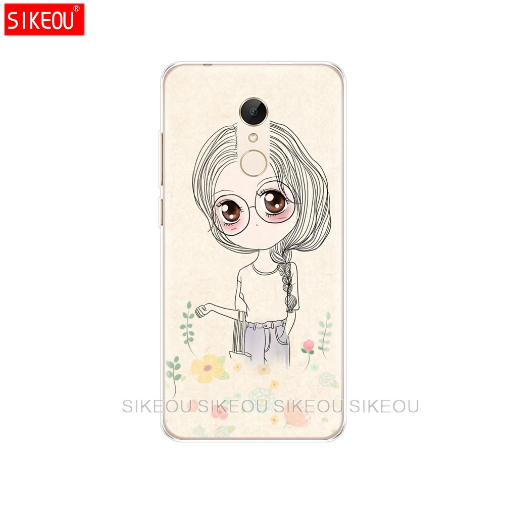Silicone Case for Xiaomi Redmi 5 case 5.7 inch phone cover for xiomi Redmi 5 Plus 5.99 Inch funda Print Painted Shells Bags