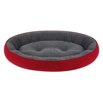 

Transer Pet Dog Puppy Solid Cat Fleece Warm Fashion Bed House Plush Navy Cozy Nest Mat Pad 18 Dec25 P45