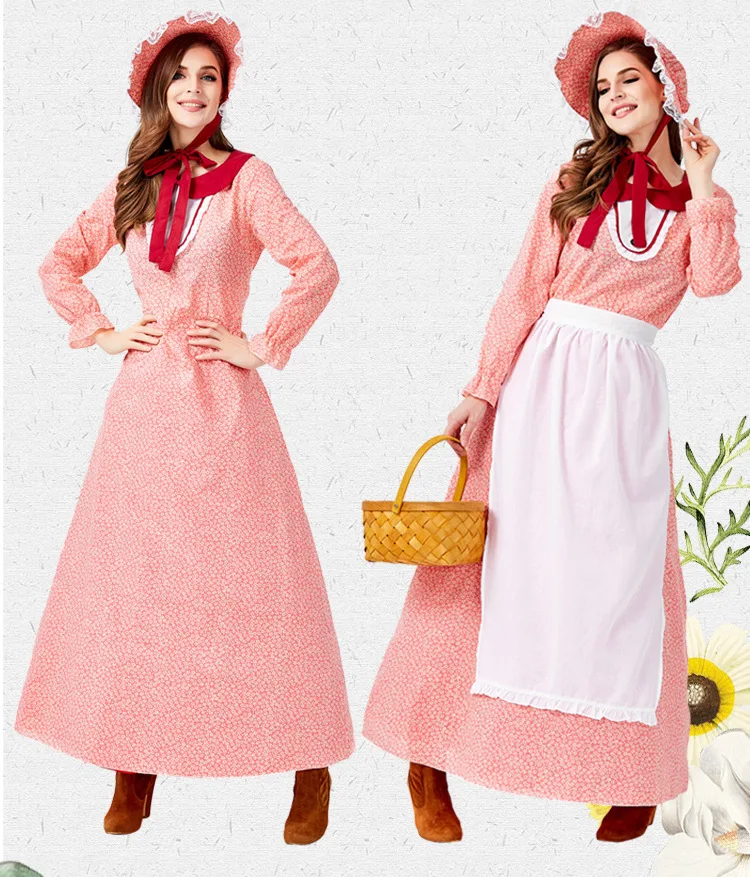 

Once Upon a Time Cosplay Costume Kids Cos Halloween Stage Middle Age Beauty New Fashion Fit Figure Costume Drop Ship