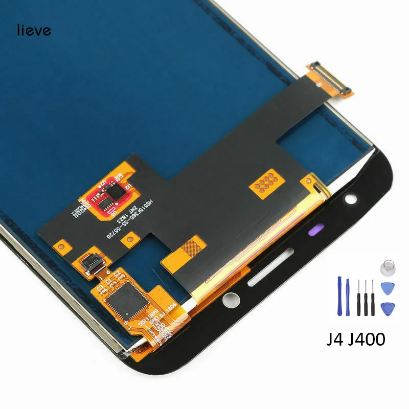 

LCD Display Touch Screen Digitizer Assembly With Tools For Samsung J4 J400 Replacement with Free Shipping
