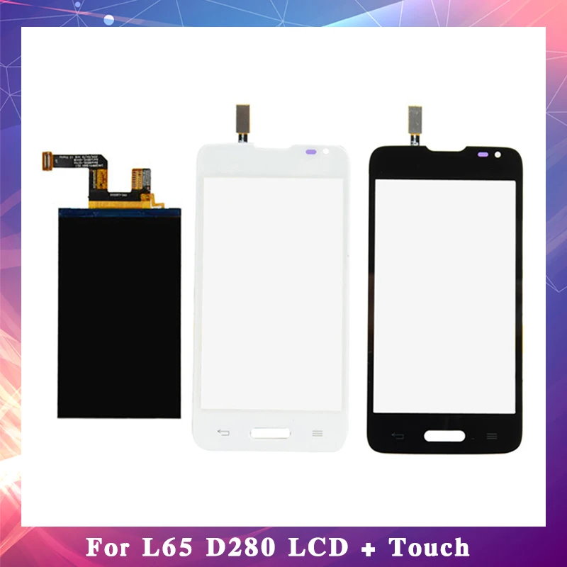 

4.3" For LG L65 D280 D280N and L65 D285 Lcd Display With Touch Screen Digitizer Sensor High Quality