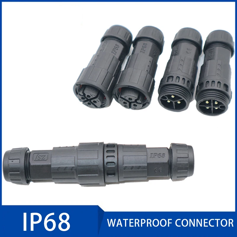 

Waterproof Connector 20A IP68 Underground Junction Box for 2 3 4 5 6 7 8 9-pin Cables 8-10.5mm Outdoor Led Light Wire Use