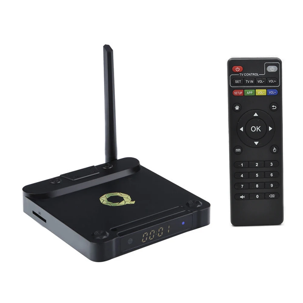 

Q Smart TV Box Android 6.0 Amlogic S912 Octa-core H.265 VP9 Supporting 802.11ac 2.4GHz / 5.8GHz WiFi Bluetooth 4.0