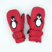 1 7years Good Quality Baby Mitten For Winter Kids Boys Girls Outdoor Warm Gloves Waterproof Windproof