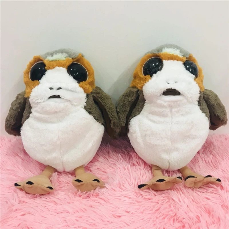 1 шт. Симпатичные Porg птица плюшевые игрушки куклы для детей Подарки и день рождения