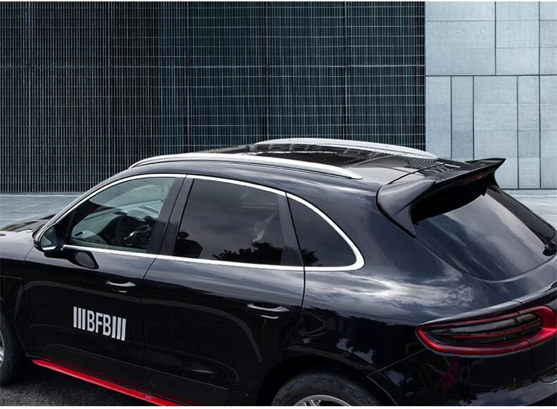 JIOYNG لبورشه Macan 2014-2019 حامل سقفي القضبان شريط حامل الحقائب القضبان أعلى رفوف السكك الحديدية صناديق سبائك الألومنيوم JIOYNG لبورشه Macan 2014-2019 حامل سقفي القضبان شريط حامل الحقائب القضبان أعلى رفوف السكك الحديدية صناديق سبائك الألومنيوم