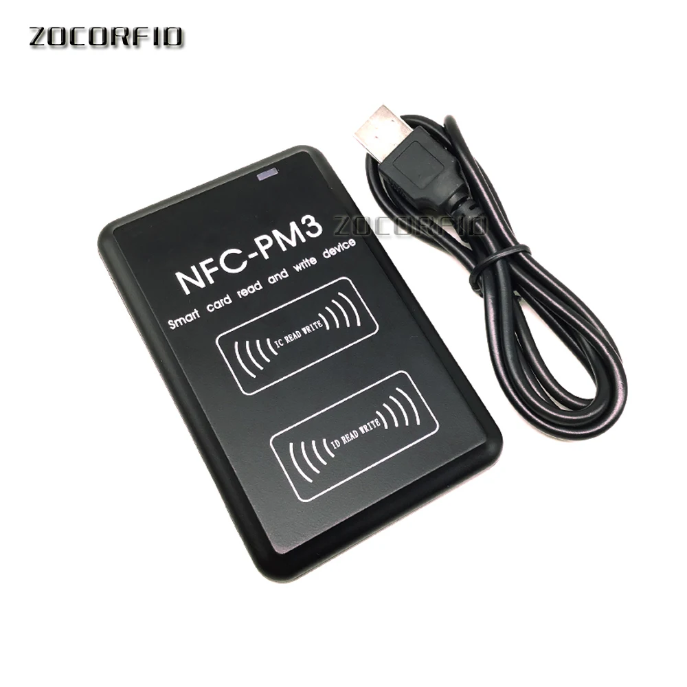 

NFC-PM5 RFID NFC Copier IC ID Reader Writer Duplicator English Version Full Decode Function Smart Card Key