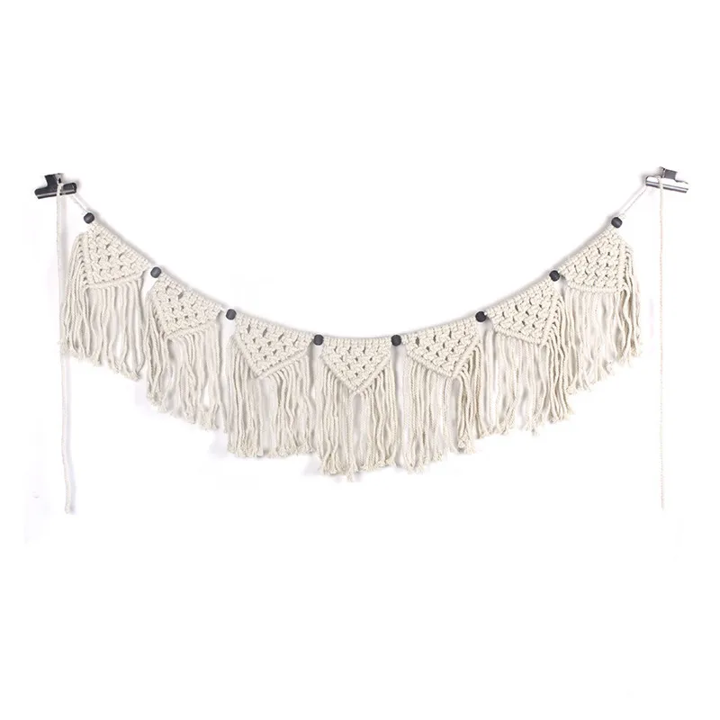 

Cotton hand-woven curtain large tapestry Nordic home accessories wall pendant macrame wall hanging boho chic decoration wedding