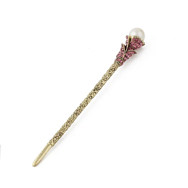 Wedding Bridal Simulated Pearl Rhinestones Chopsticks Hair Wedding Bridal Simulated Pearl Rhinestones Chopsticks Hair Sticks Pins Women Hairpins Accessories