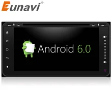 Eunavi 2 DIN Android 6.0 dvd-плеер автомобиля радио GPS для Toyota Hilux Vios старый Camry Прадо RAV4 Prado 2003 2004 2005 2006 4 ядра