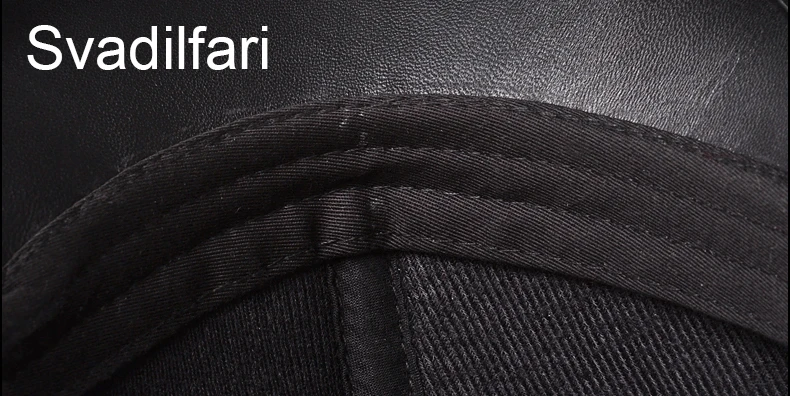 kangol tropic monty Svadilfari Genuine Leather Berets For Men Casual Black Duckbill Ivy Caps Male Spring Luxury Italian Brand Directors Flat Hats men's french beret