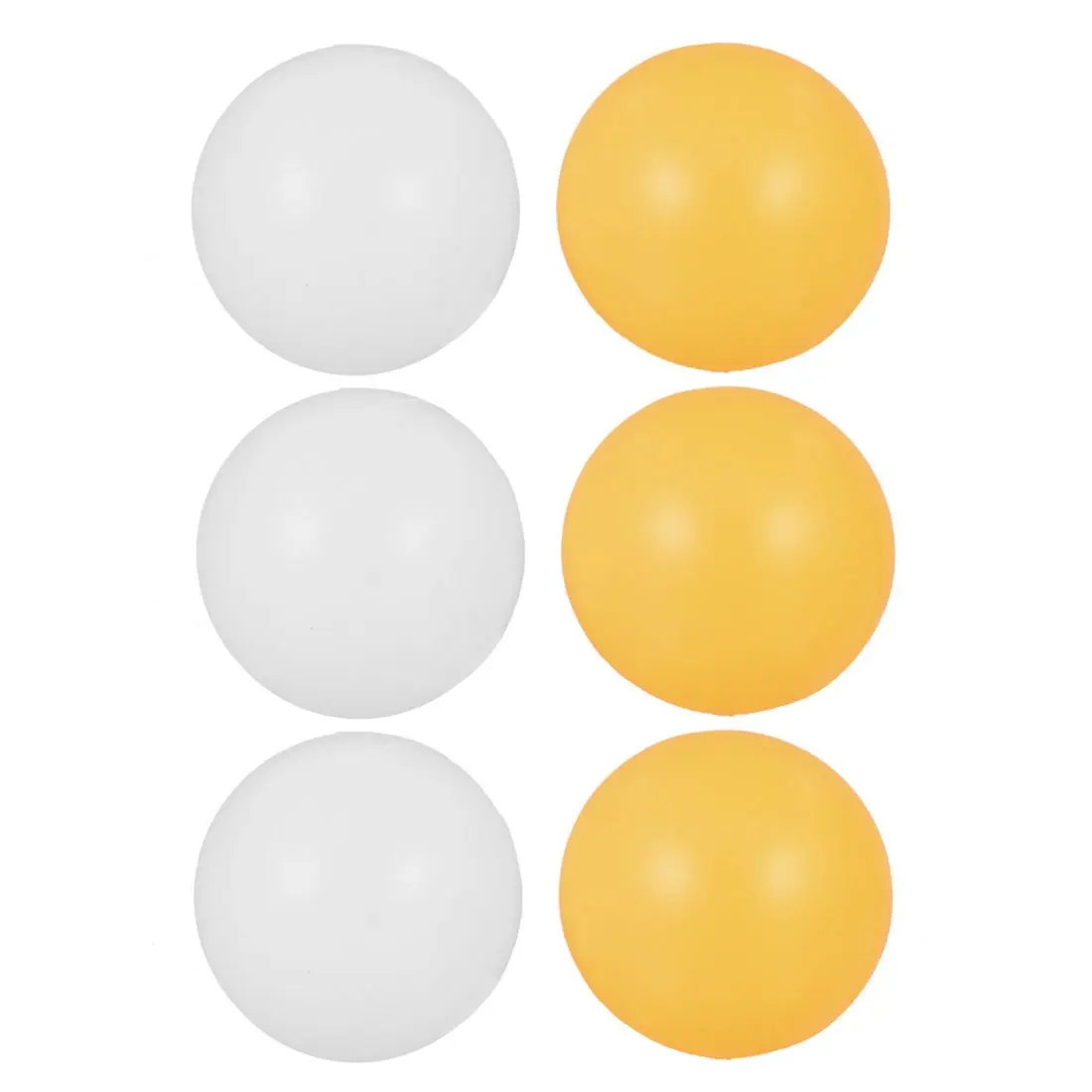 

SZ-LGFM-White Orange 39mm Dia Sports Table Tennis Balls Ping Pong Ball 6 Pcs