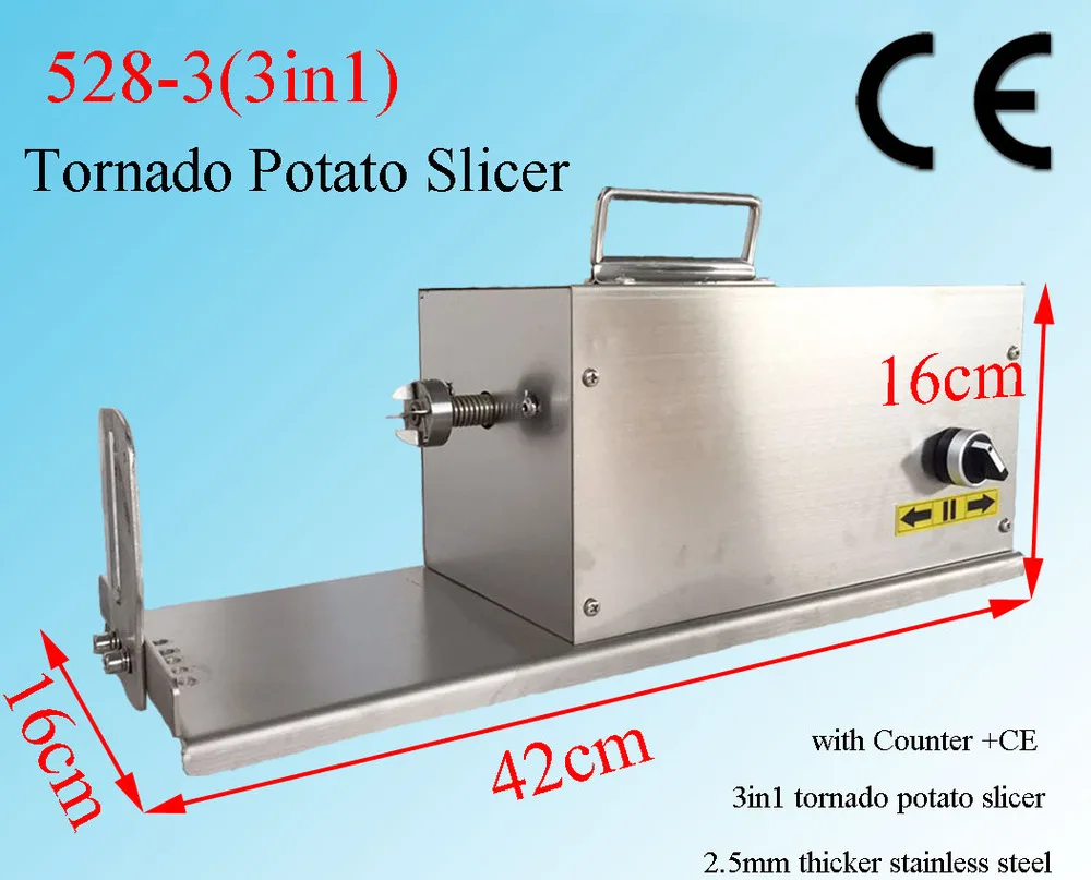528 3 spiral cutting machine chips machine Kitchen Accessories Cooking  Tools Potato Chip tornado potato cutter machine52838711-in Vegetable  Choppers from ...