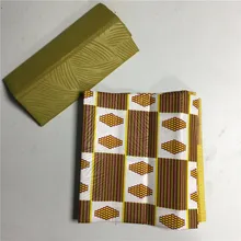 Африканский Ткань Нигерия воск гхановый Воск Принт ткани tissu воск из жаккардовой парчи Анкара печати ткань 4yard МСР