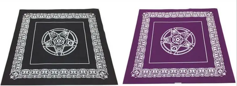 

49*49cm pentacle Tarot game tablecloth non-woven material board game textiles tarots table cover playing cards