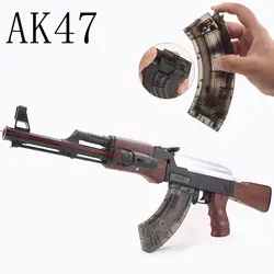 AK47 Электрический всплески игрушечный водный пистолет пулевой пистолет руководство винтовка для мальчиков мини винтовка пистолет