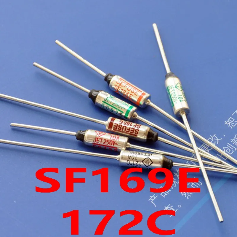 (5 шт./лот) Термопредохранитель Microtemp Cut SF169E 172C SEFUSE 172 градусов Цельсия.|thermal fuse|microtemp