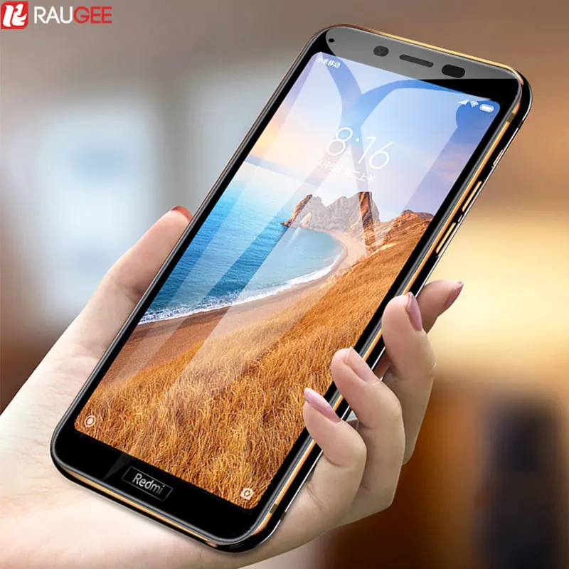 

2 Pcs Safety Glass For Xiaomi Redmi 7A Tempered Glass Full Cover Screen Protection For Redmi 7A 7 A Screen Protector Glass Film