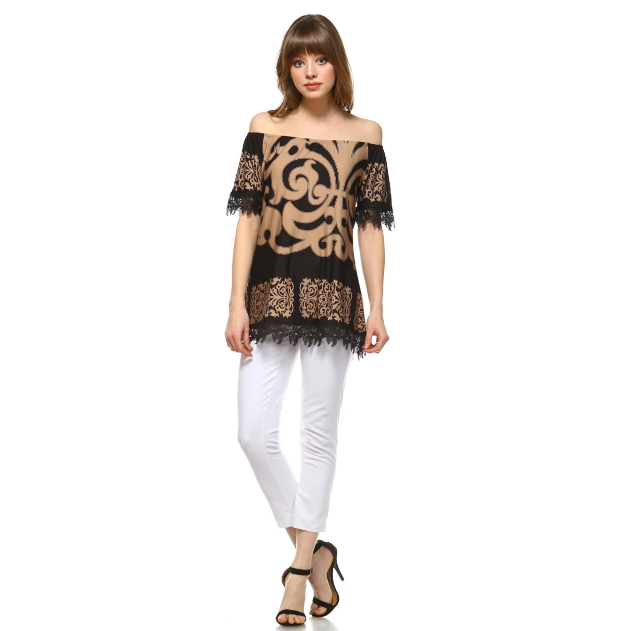 Rosella's Top - Brown & Black (3)