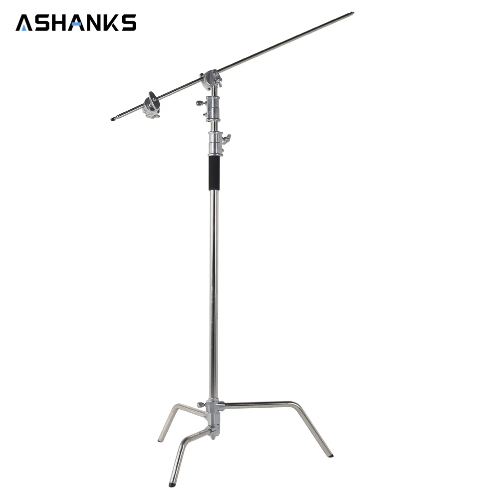 

3.2M Heavy Duty Studio Centry C Stand Detachable Light C-stand with Holding Arm and Line Resizer for Flash Strobe Flag Reflector