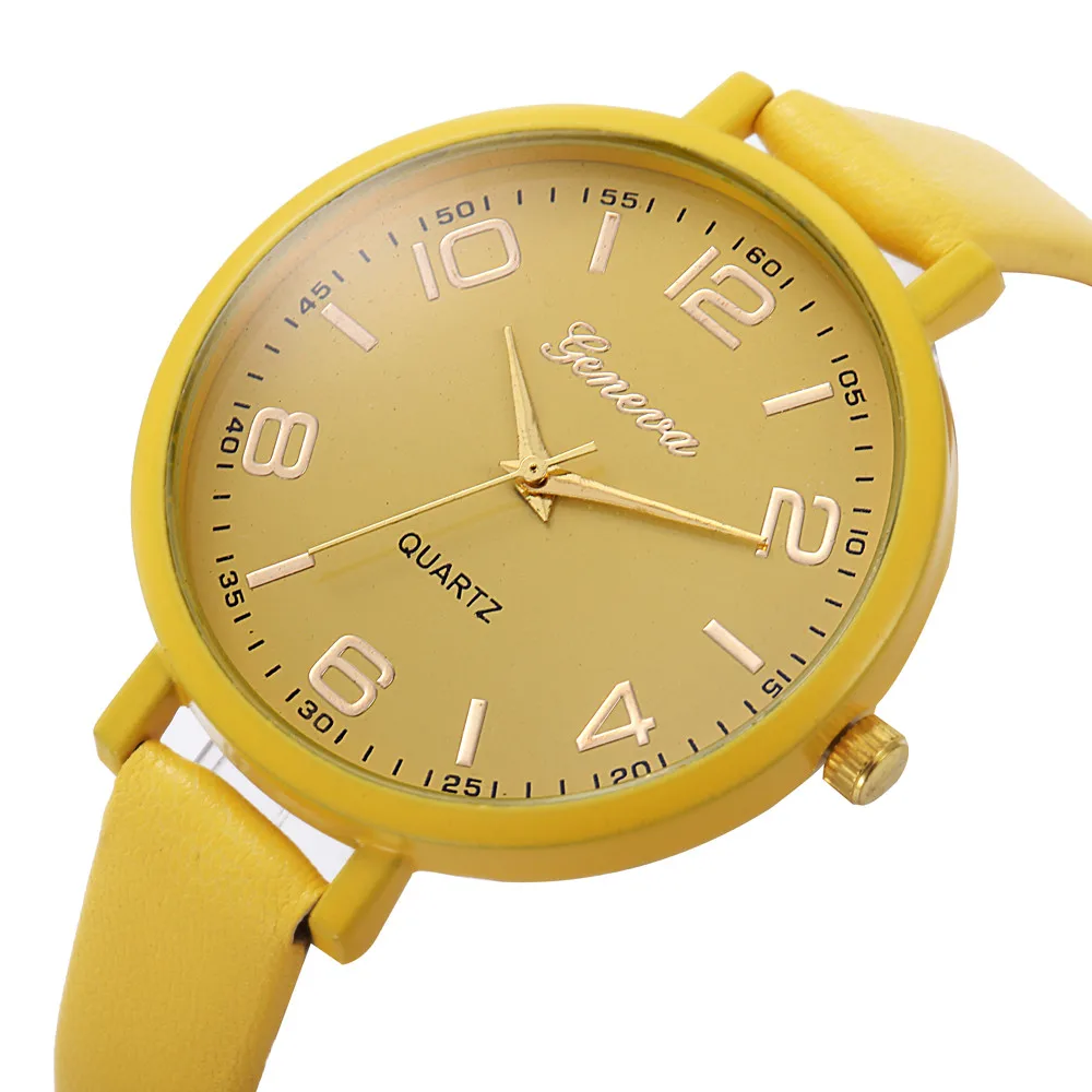 

ladies watches top brand 2019 new arrival fashion Women Casual Checkers Faux Leather Quartz Analog Wrist Watch reloj mujer 30y