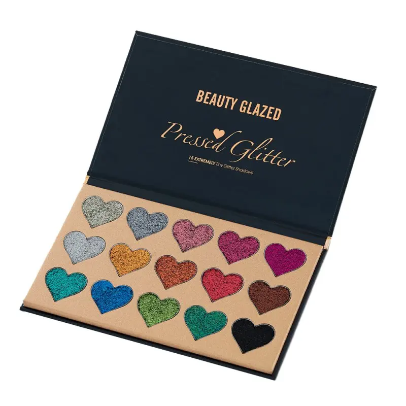 

15 Colors Metallic Glitter Eyes Makeup Palette Shimmer Long Lasting Make Up Eyeshadow Cosmetics USA Overseas Warehouse