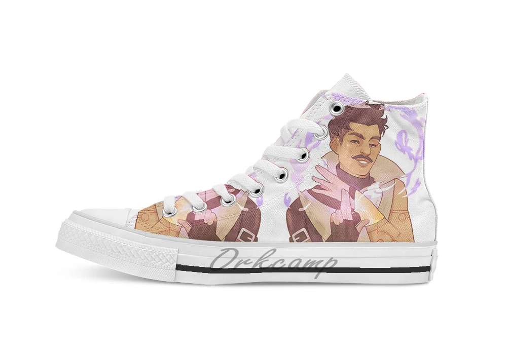 

Dorian Greatly Approves Unisex High Top Canvas flat Casual Custom shoes Drop Shipping