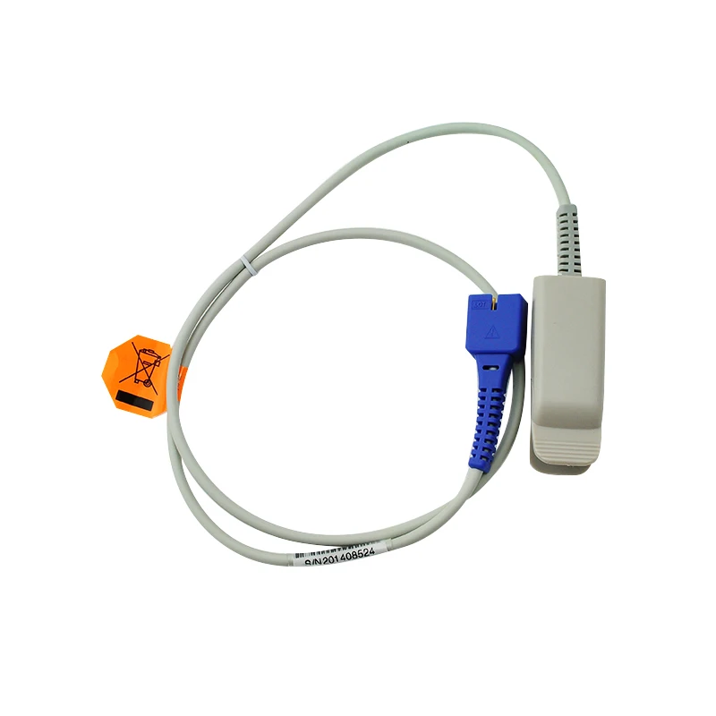 Одобренный CE, подходит для Nellcor Spo2 датчика, взрослый палец клип Oximax сенсор, 1 м 9 контактов подходит для взрослых