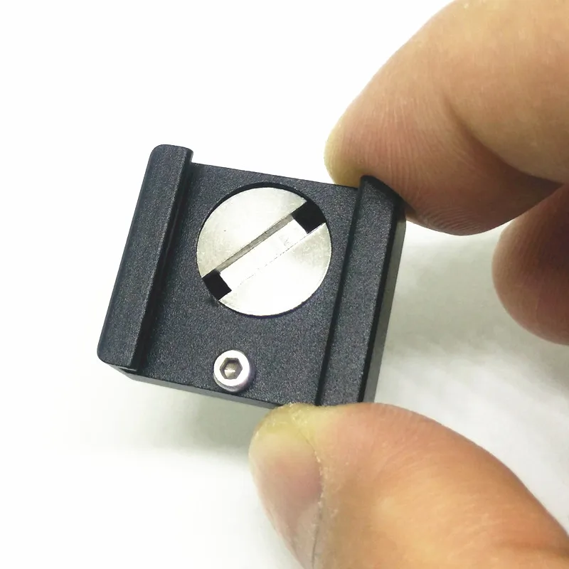  Aluminum alloy Hot Shoe Mount Adapter with 14 for Umbrella Holder Flash Bracket Wireless Trigger (1)