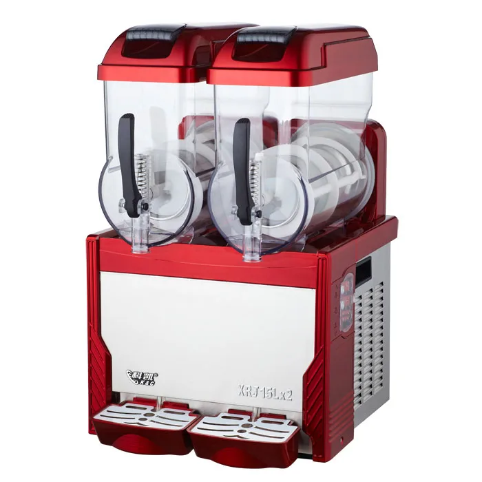 

2017 New Slush Machine 15L*2 Cold Drink Dispenser 110V/220V Snow Melting machine Ice Slush Smoothies Machine