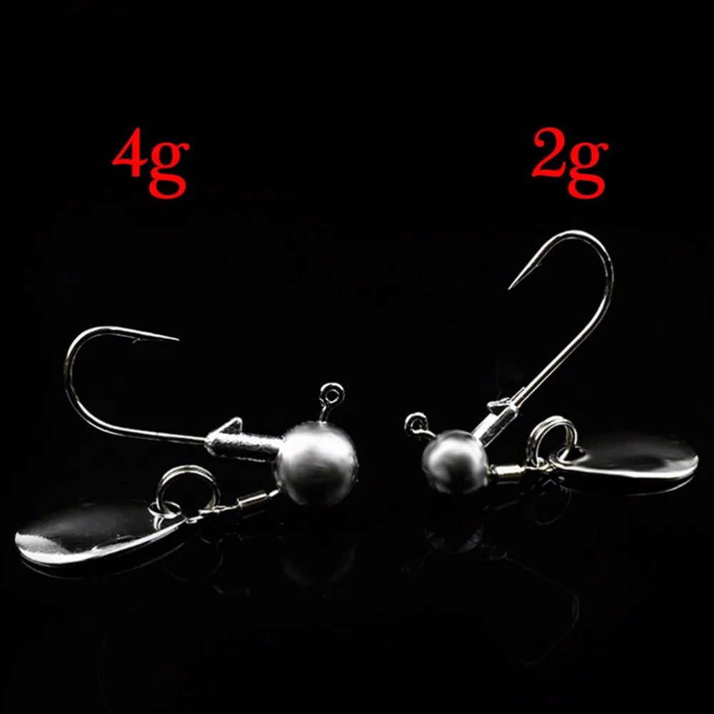 5 шт. Lead Jig Head одинарные крючки Спиннер Anzol Pesca для рыбалки на карпа вертлюги джиг