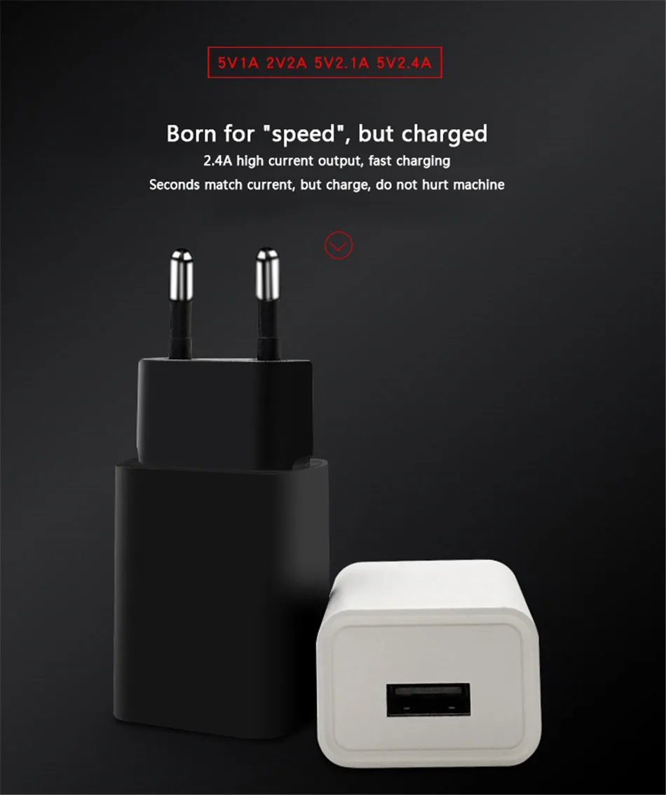 !ACCEZZ EU Plug Quick Charger Adapter Travel Wall Fast Charging For iPhone X 8 Samsung Universal Mobile Phone USB Charge Adapter (4)
