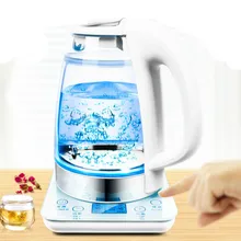 Электрический чайник с горячим стеклом, Электрический Интеллектуальный термостат, защита от перегрева, функция автоматического отключения