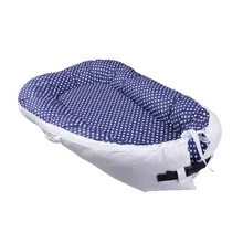 Съемный дорожный Кровать Гнездо для детский манеж, детская кроватка портативная кроватка люлька для малышей хлопок колыбели