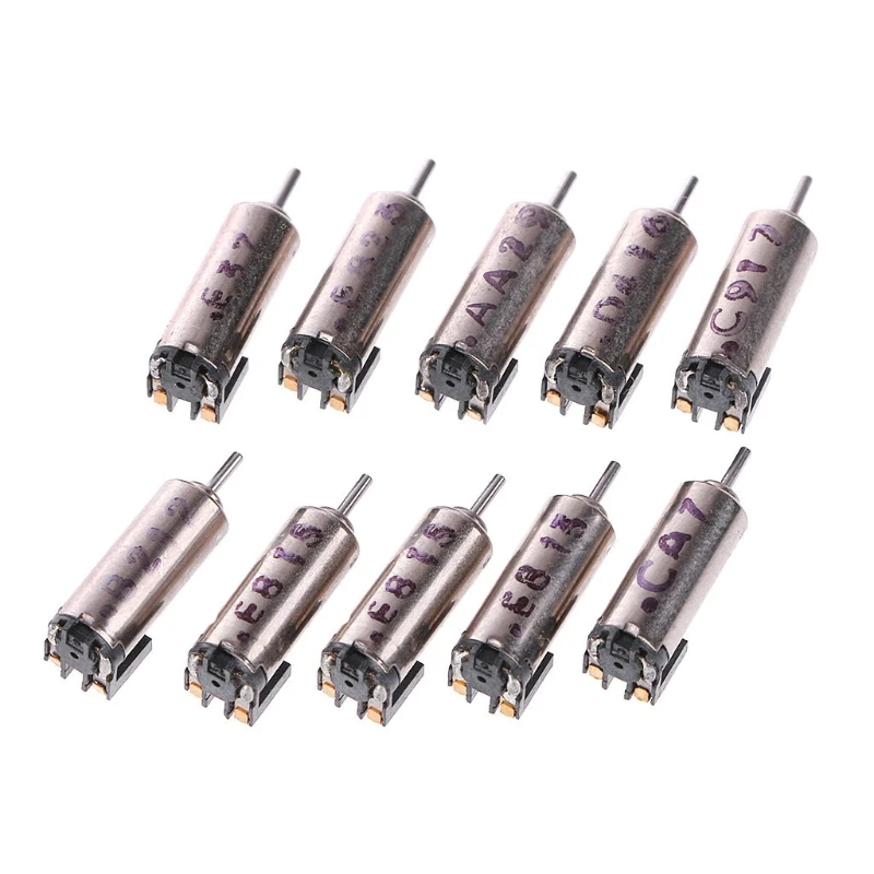 

10pcs Super Mini Gear DC Motors Micro Direct-current Machine DIY Circuit Making Parts