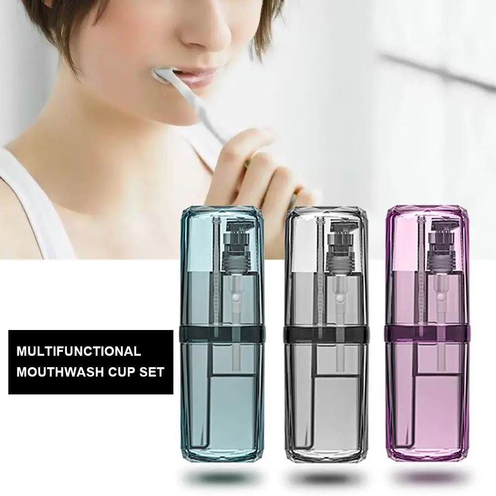 

New Travel Wash Cup Portable Travel Toiletries Toothpaste Toothbrush Partition Storage box Outdoor Bathroom Accessories Sets